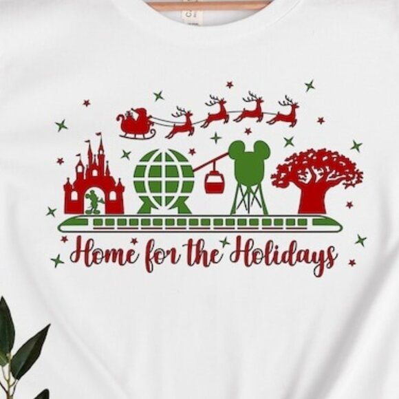 Home For The Holidays Christmas Shirt - Picture 2 of 4